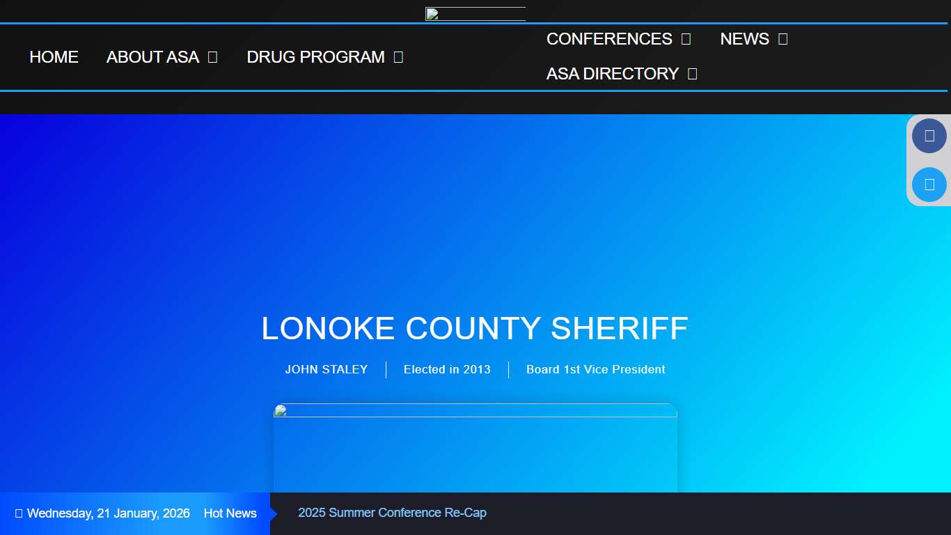 LONOKE COUNTY SHERIFF – Arkansas Sheriff Association